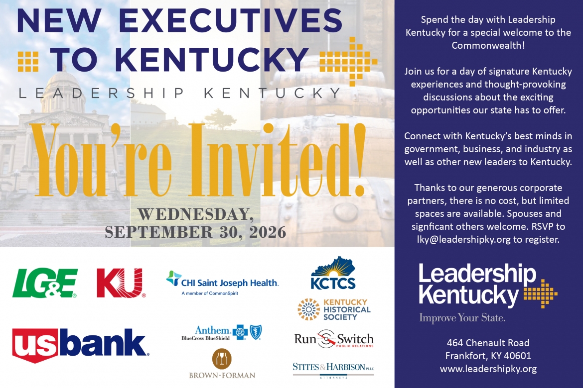 New Executives Program Information TBD